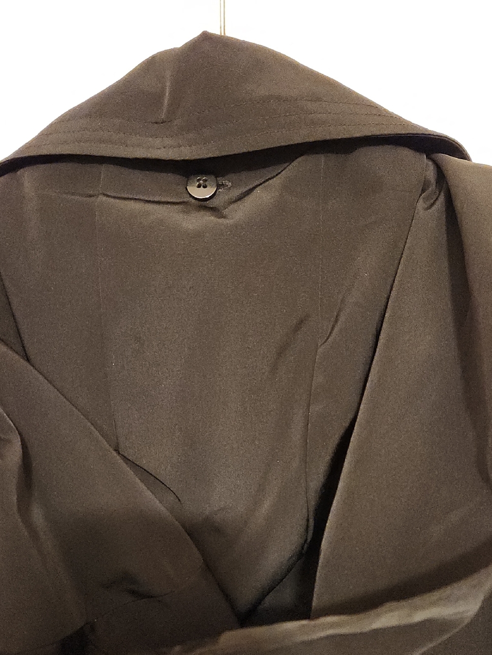 London Fog Women's Black Trench Coat With Hood XL - Picture 8 of 15